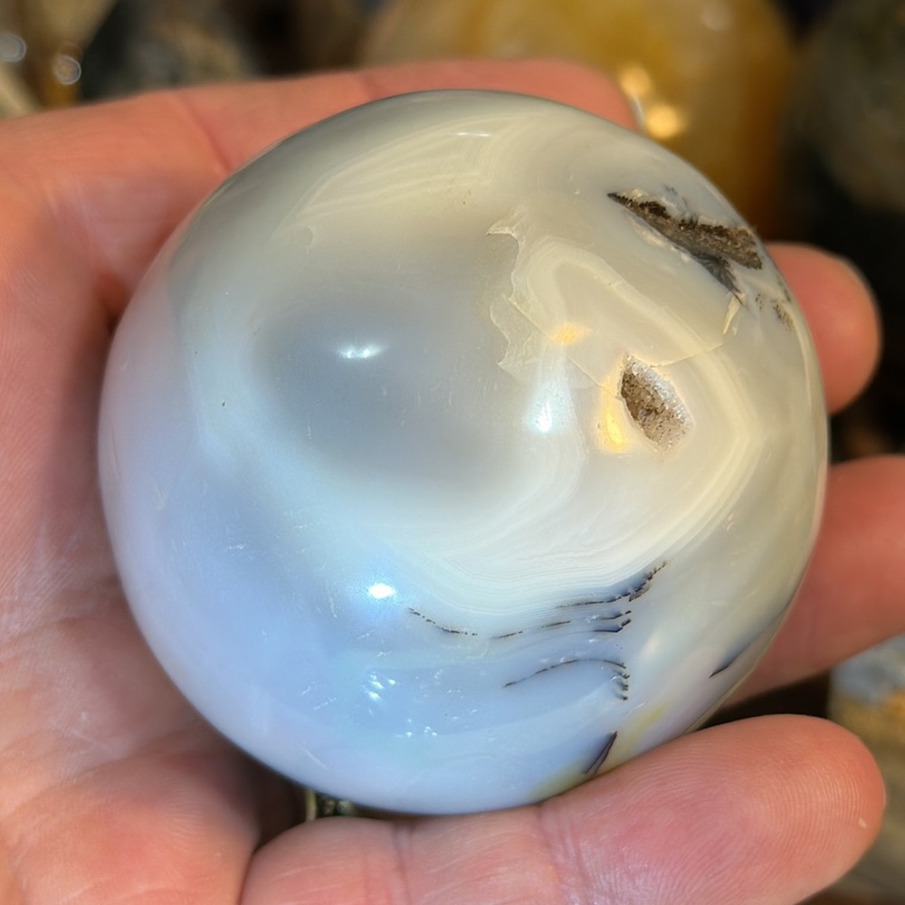 🔥SALE🔥 Agate Crystal Sphere With Druzy! - Picture 5 of 7